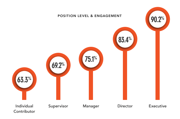 Does Employee Engagement Depend on Position Level